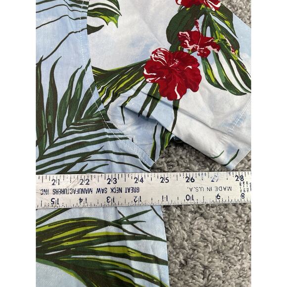 South Pole Shirt Men’s Hawaiian Short Sleeve ButtonUp All over Size 2XL Preowned - Picture 13 of 14